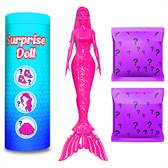 Color Reveal Doll Girl Games